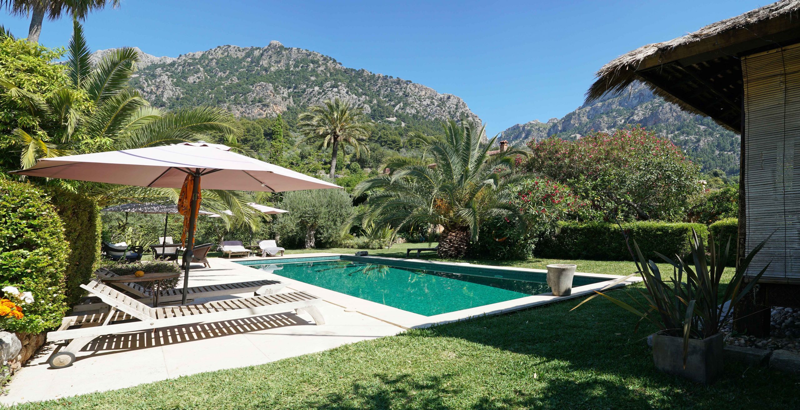 Piscina de la finca de la soledad en soller