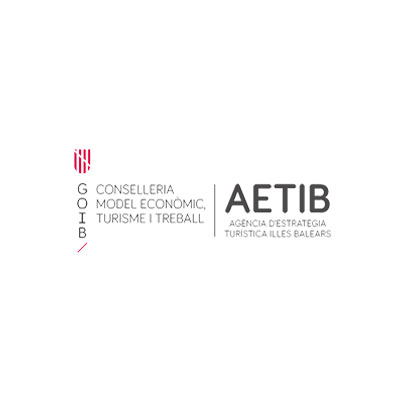 Logo AETIB Agencia Estratégica Turística de las Islas Baleares Videógrafo Filmmaker - Diseñador Gráfico